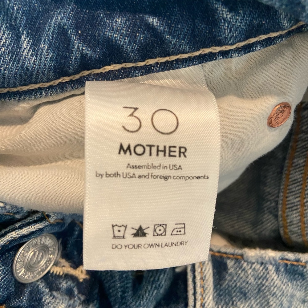 MOTHER High Waist Tunnel Vision Sneak in Take Me Higher  
Size 30 - Picture 8 of 10